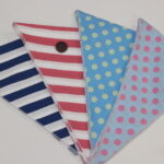 B- polka dots and stripes